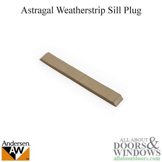 Astragal Weatherstrip Sill Plug - Frenchwood Hinged Doors