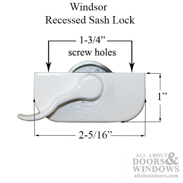 Windsor Sash Lock, Pinnacle Series Double Hung window - Windsor Sash Lock, Pinnacle Series Double Hung window