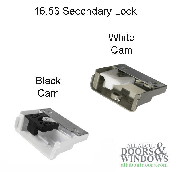 Truth Secondary Home Gard Sash Lock for Tie Bar Applications with Black Cam - Truth Secondary Home Gard Sash Lock for Tie Bar Applications with Black Cam