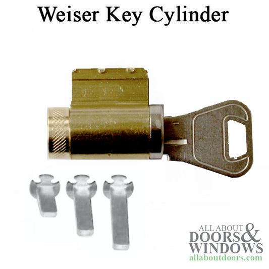 Weiser Keyed Lock Cylinder 1-1/16 inch x 2-1/8 -  Keyed Alike