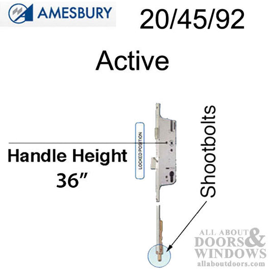 20mm P2000 Active Lower 45/92 Shootbolt Assembly, 36 HH