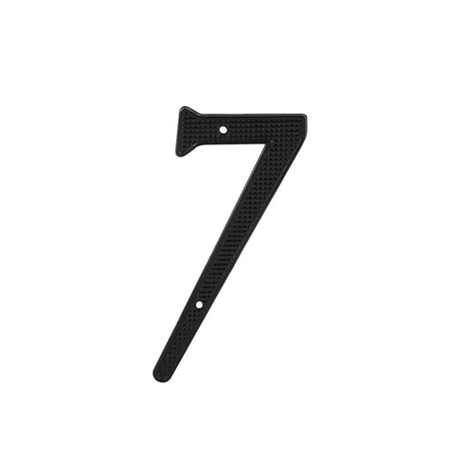 House Numbers 4-1/4 Inch 7 - Black - House Numbers 4-1/4 Inch 7 - Black