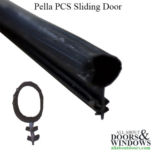 Pella PCS Sliding Door Frame Weatherstrip 84" length - Black