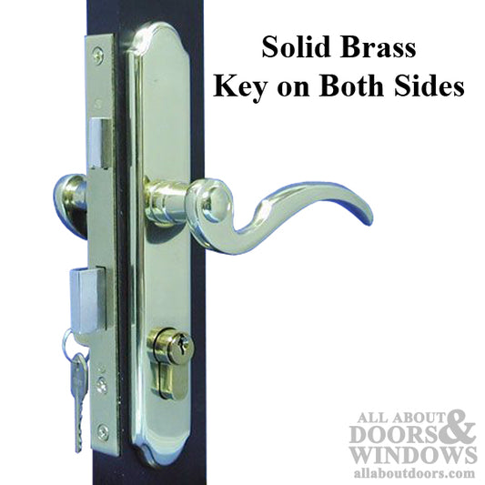 Larson Storm Door Cylinder Euro Style with Split Cam for Storm Doors