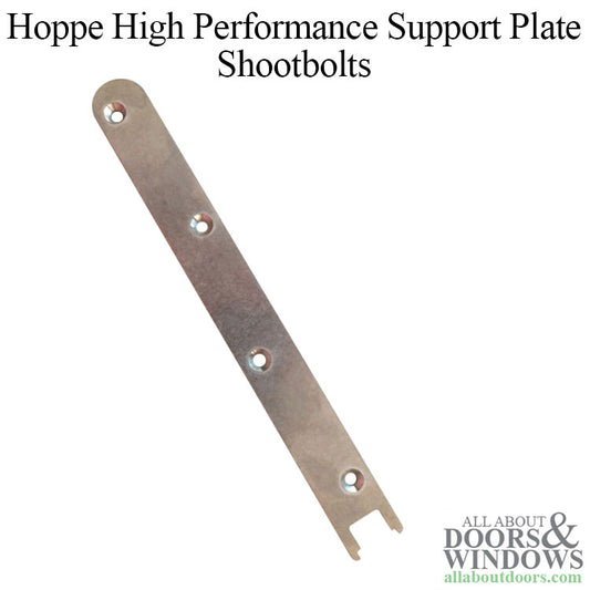 Hoppe High Performance Support Plate for Shootbolts - Stainless Steel