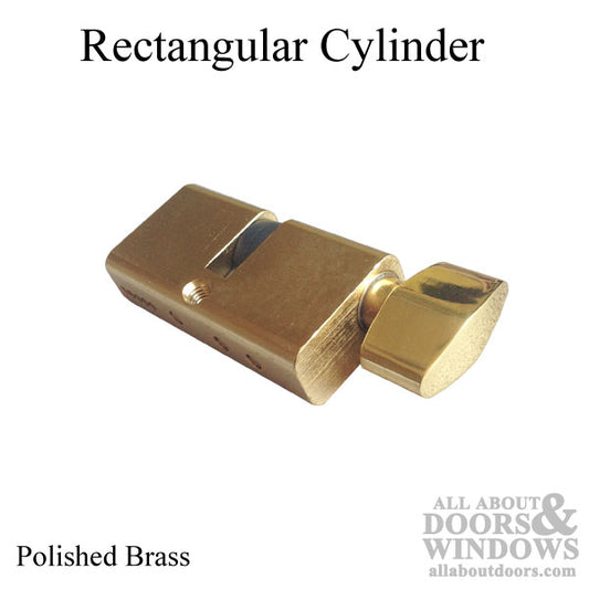 Rectangular Cylinder for Mortise Lockset