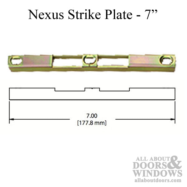 Nexus Strike Plate Keeper Raised 1/2