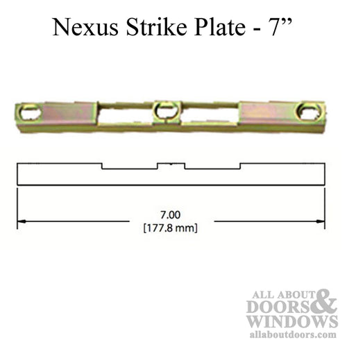 Nexus Strike Plate Keeper Raised 1/2