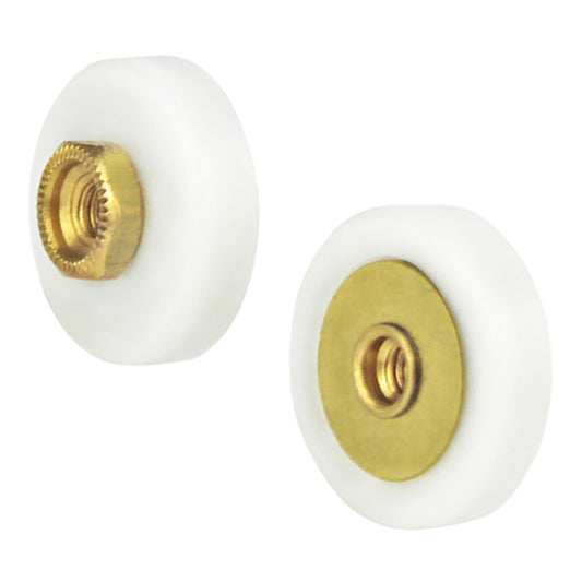 Shower Door Wheel Roller with Bumper 7/8" Wheel Diameter