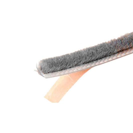 Weatherstrip For Doors and Windows .270 Inch Backing .200 Inch Pile Adhesive Back Seal
