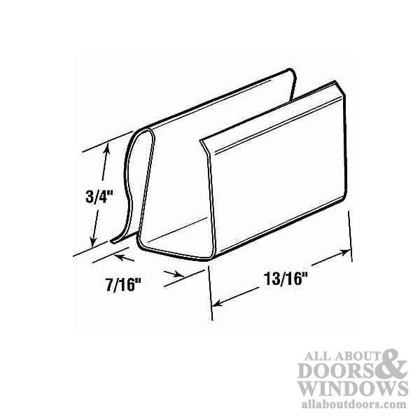 Plastic Retainer Clips Fits Over Both 3/8” & 7/16” Frame - Plastic Retainer Clips Fits Over Both 3/8” & 7/16” Frame