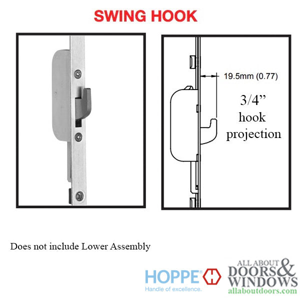 16mm Top Extension Swing Hook @ 19.69