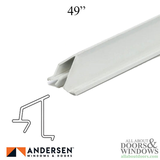 Andersen Glazing Bead, Perma-Shield Improved/E-Z 400 Series, 5/8" C45, 49" - White