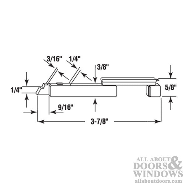 Nylon Slide Bolts for Storm Windows - Nylon Slide Bolts for Storm Windows