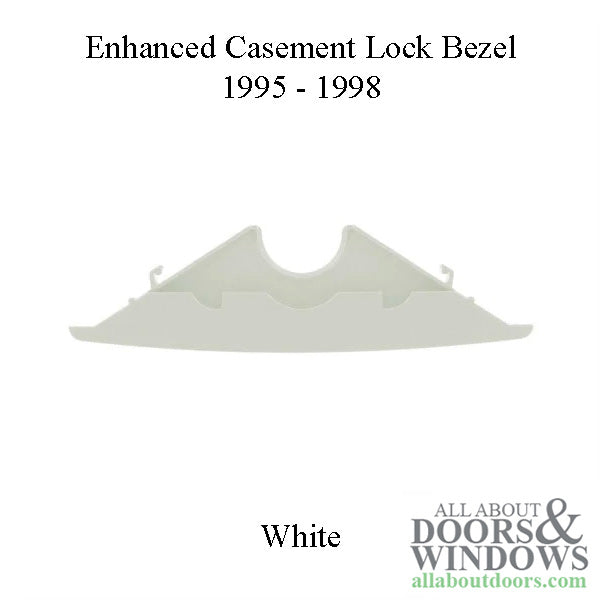 Andersen Enhanced Casement Lock Bezel - White - Andersen Enhanced Casement Lock Bezel - White