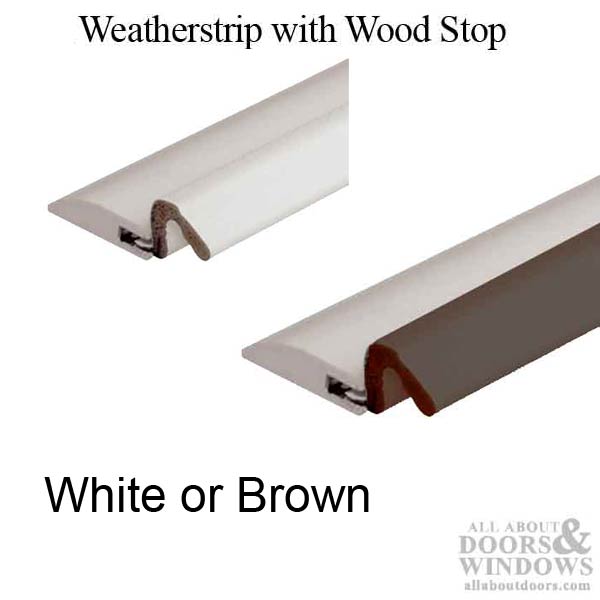 Weatherstrip, Q-Lon with Primed Wood Stop, 36 x 84 - Weatherstrip, Q-Lon with Primed Wood Stop, 36 x 84