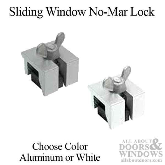 Extruded Aluminum No-Mar Lock, 2 pack, Choose Color