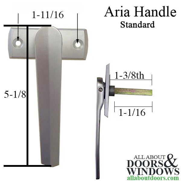 Debar Flush Bifold Door Handle, ARIA Pinnacle Series - Debar Flush Bifold Door Handle, ARIA Pinnacle Series