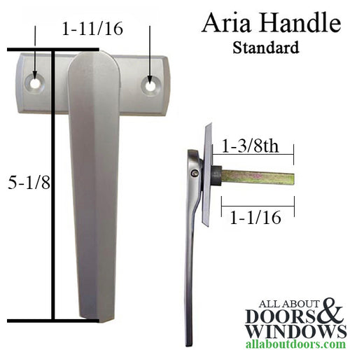 Debar Flush Bifold Door Handle, ARIA Pinnacle Series - Debar Flush Bifold Door Handle, ARIA Pinnacle Series