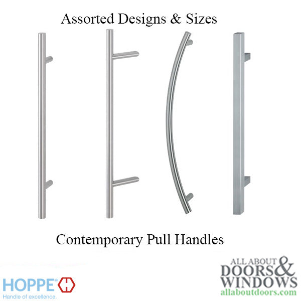 Hoppe Bar-Shaped Square Pull Handle, 63