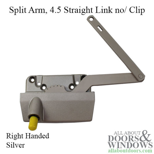 Operator, Split Arm, 4.5 Straight Link no/ Clip, Old Style Housing, Right Hand (RH) -  Choose Color