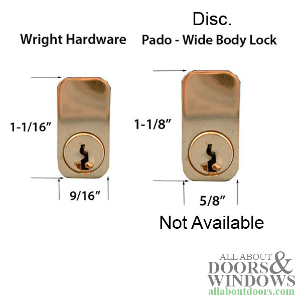 Wright Mortise Lock Double Cylinder 27/27 Keyed Both Sides - Wright Mortise Lock Double Cylinder 27/27 Keyed Both Sides