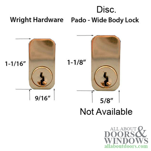 Wright Mortise Lock Double Cylinder 27/27 Keyed Both Sides - Wright Mortise Lock Double Cylinder 27/27 Keyed Both Sides