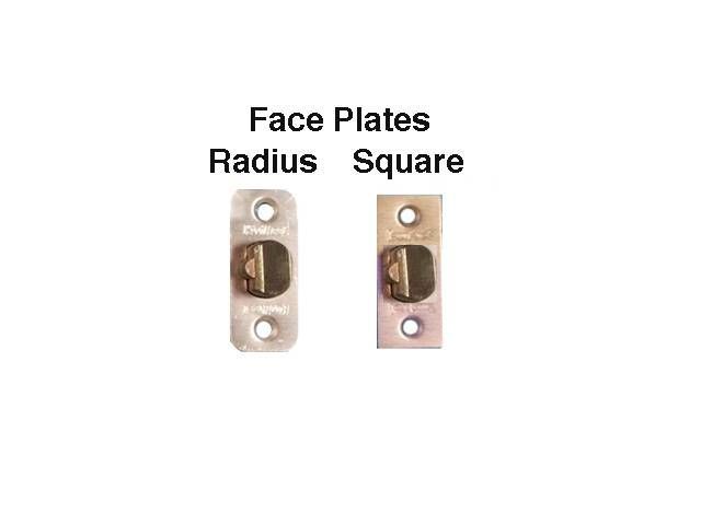 Weiser Deadbolt Latch, 2-3/4 Backset Square Face - Weiser Deadbolt Latch, 2-3/4 Backset Square Face