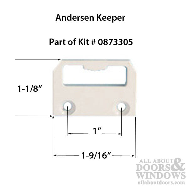 Keeper, Andersen 200 Series Window, Old Style - White - Keeper, Andersen 200 Series Window, Old Style - White