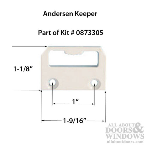 Keeper, Andersen 200 Series Window, Old Style - White - Keeper, Andersen 200 Series Window, Old Style - White
