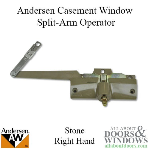 Andersen Window - Operator, Casement, Wood, Split Arm, PSC, Stone - R - Andersen Window - Operator, Casement, Wood, Split Arm, PSC, Stone - R