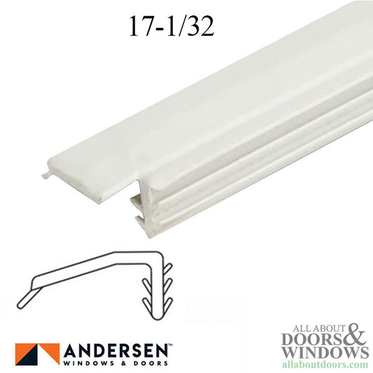 Andersen Casement and Picture Window Vinyl Bead for 1" Insulated Glass 17-1/32" - White