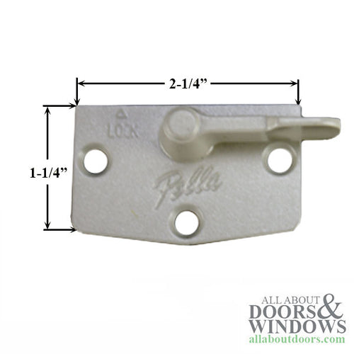 3-Hole Sash Lock Old Style - White - 3-Hole Sash Lock Old Style - White