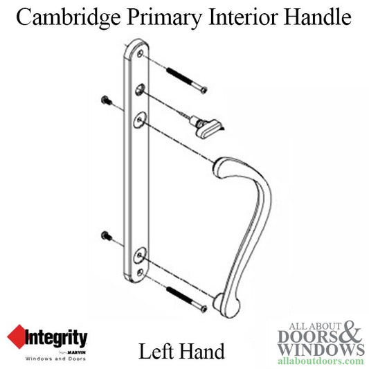 Active Interior Thumb Cambridge Handle Set - PVD Oil Rubbed Bronze