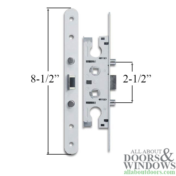 Pella 2 Point Bolt Mortise Lock Body, Storm Door - Choose Color - Pella 2 Point Bolt Mortise Lock Body, Storm Door - Choose Color