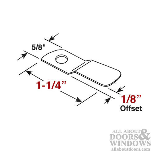 Z Clips - 1/8 inch offset - Z Clips - 1/8 inch offset