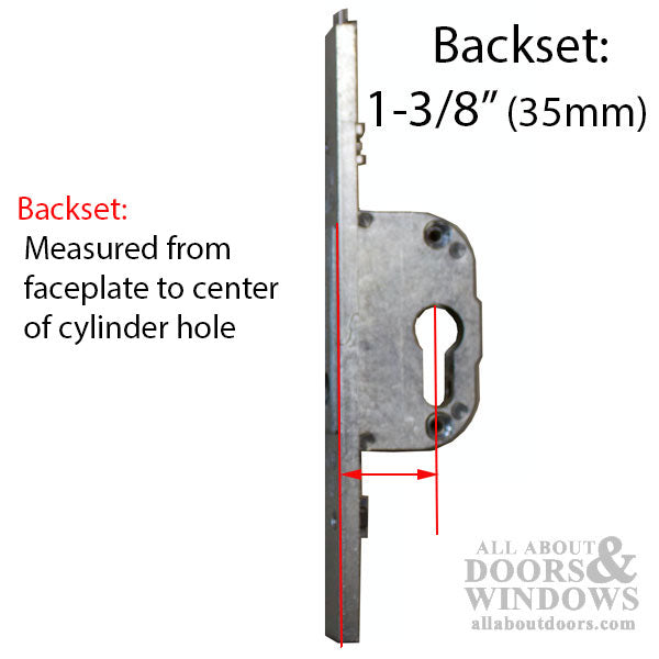 Mortise Lock with Profile cylinder Bore (35mm) 1-3/8