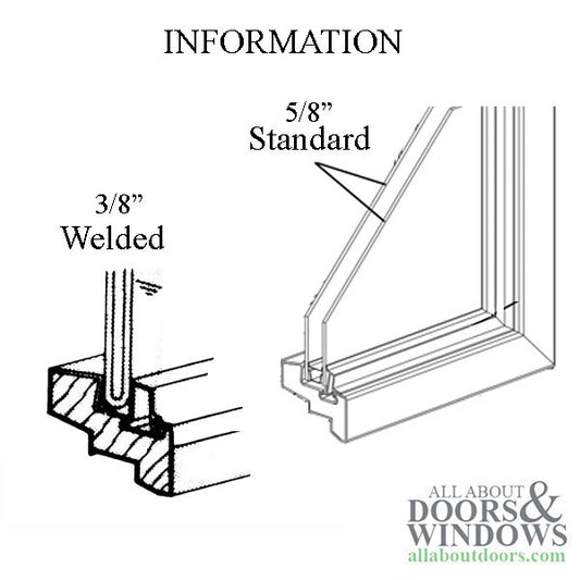 INFORMATION  - ANDERSEN CASEMENT WINDOW GLAZING BEAD