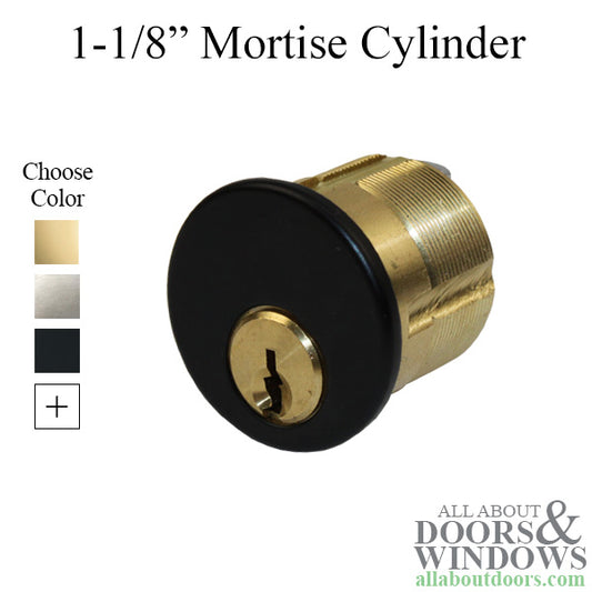 1-1/8" 5 Pin Mortise Cylinder