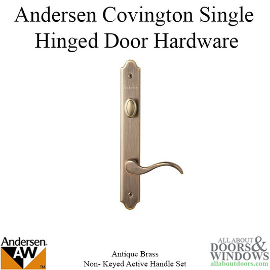 Hardware Kit, Single Door, Covington, Active Door