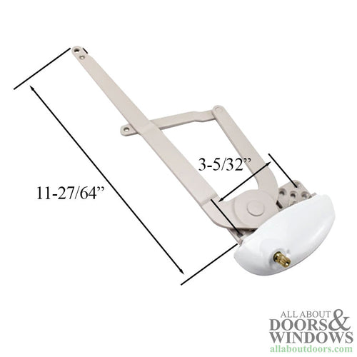 Roto X-Drive Dual Arm Vinyl Casement Window Operator Corrosion Resistant Steel Right Hand - Roto X-Drive Dual Arm Vinyl Casement Window Operator Corrosion Resistant Steel Right Hand