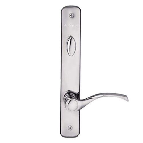 Hardware Kit, Single Door, Newbury, Active Door - Polished Chrome - Hardware Kit, Single Door, Newbury, Active Door - Polished Chrome