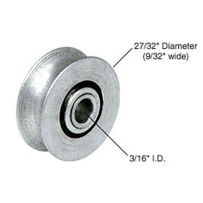 Roller Only,  27/32  Steel , 3/16 inch i.d., 9/32 inch wide - Roller Only,  27/32  Steel , 3/16 inch i.d., 9/32 inch wide