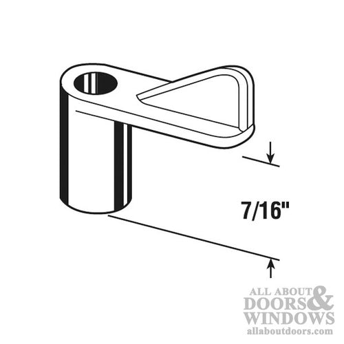 Window Screen Clips, Plastic, 7/16” offset, White - 12 Pack - Window Screen Clips, Plastic, 7/16” offset, White - 12 Pack