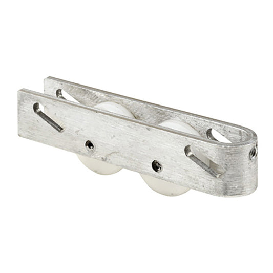 Sliding Door Tandem Roller Assembly with Aluminum Housing 1 Inch Nylon Wheel Diameter