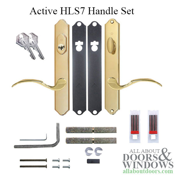 Hoppe HLS7 Handle Set Parts Pack for Active 2-1/4 Inch Door - Hoppe HLS7 Handle Set Parts Pack for Active 2-1/4 Inch Door