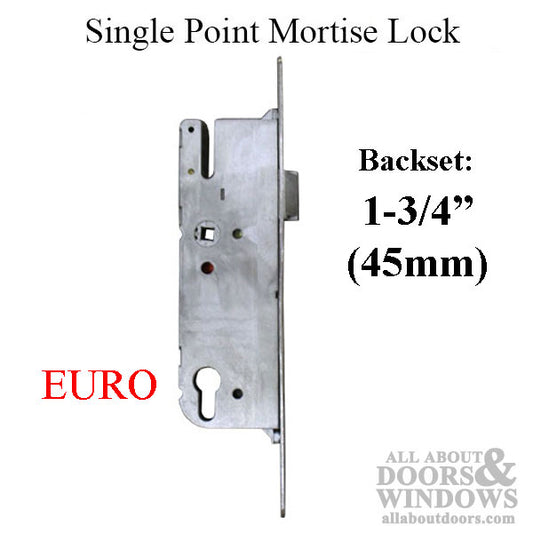 G-U Monolock 45/92 Euro Single Point Mortise Lock (SPL) - Stainless Steel