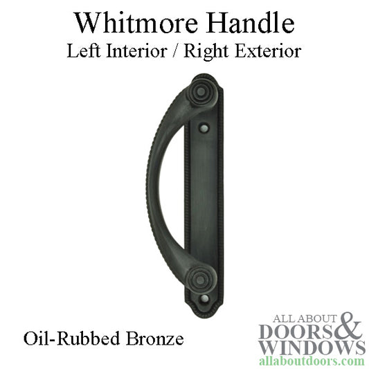 Andersen Whitmore Gliding Door Handle - Left Interior/Right Exterior - Oil-Rubbed Bronze