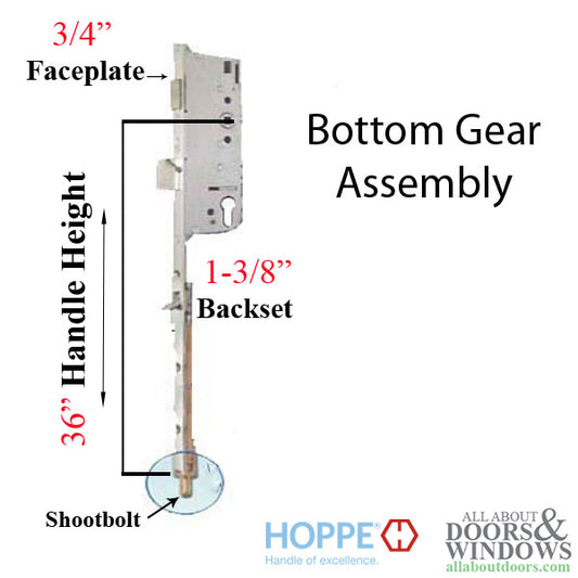 20mm Manual Gear, 35/92 Shootbolt, 1" D/B