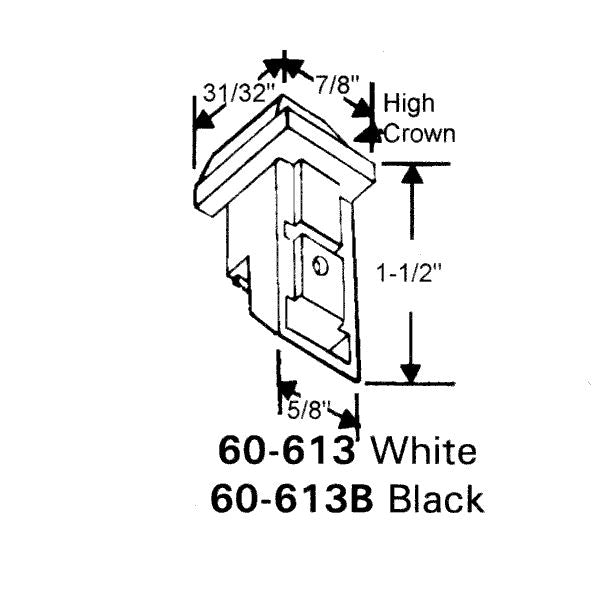 Guide or Cam, Sash, Top, Seasonall - White - Guide or Cam, Sash, Top, Seasonall - White